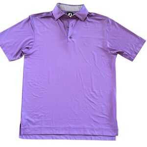 FootJoy Purple Short Sleeve Golf Polo Shirt Size S
